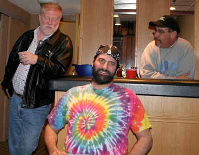 Photo: Relaxing in hospitality suite