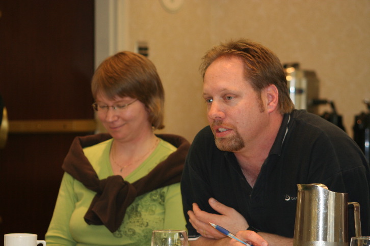 this is Darren Pittman from Halifax and Joann ????