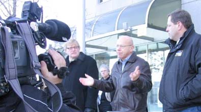 Photo: Rally outside CRTC offices