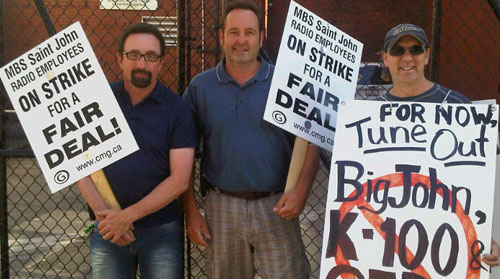 Photo: MBS pickets in Saint John