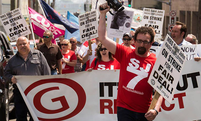 Photo: SJ7 rally in Saint John